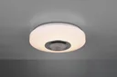 MAIA LED ceiling light, 10 W, 3000 K, 1100 lm, RGBW, dimmable, remote control, Bluetooth speaker, white