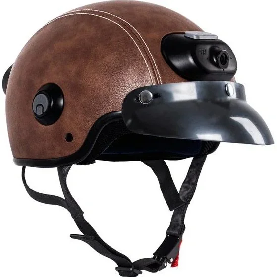 Airwheel C6 motorcycle helmet brown/black