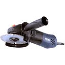 AGM1087 Angle grinder 850W - 125mm - Electronic rewind protection - Spindle lock - Soft grip - With screw
