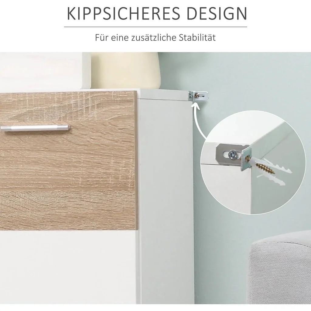 Bathroom cabinet mirror cabinet makeup mirror waterproof white lacquer MDF board wood simple design