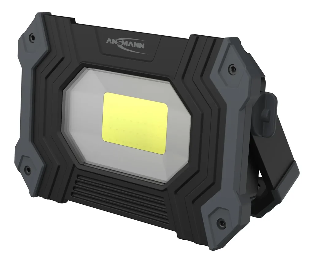COB LED work light with power bank function, 2800 lumens, IP64, rechargeable