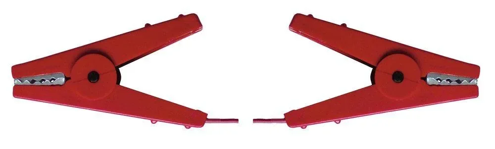 Fence connection cable with 2 crocodile clips