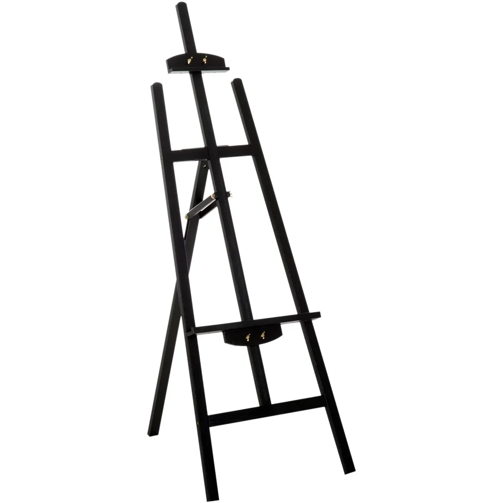 Easel Stretcher Frame Studio Easel 90° Adjustable Beech Black