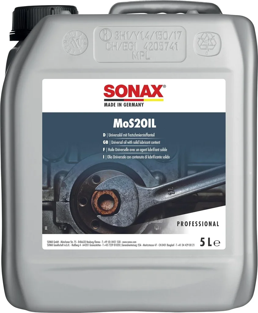 Universal oil MoS2OIL, 5 l canister