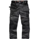 Pro Flex Plus work trousers, grey 34S