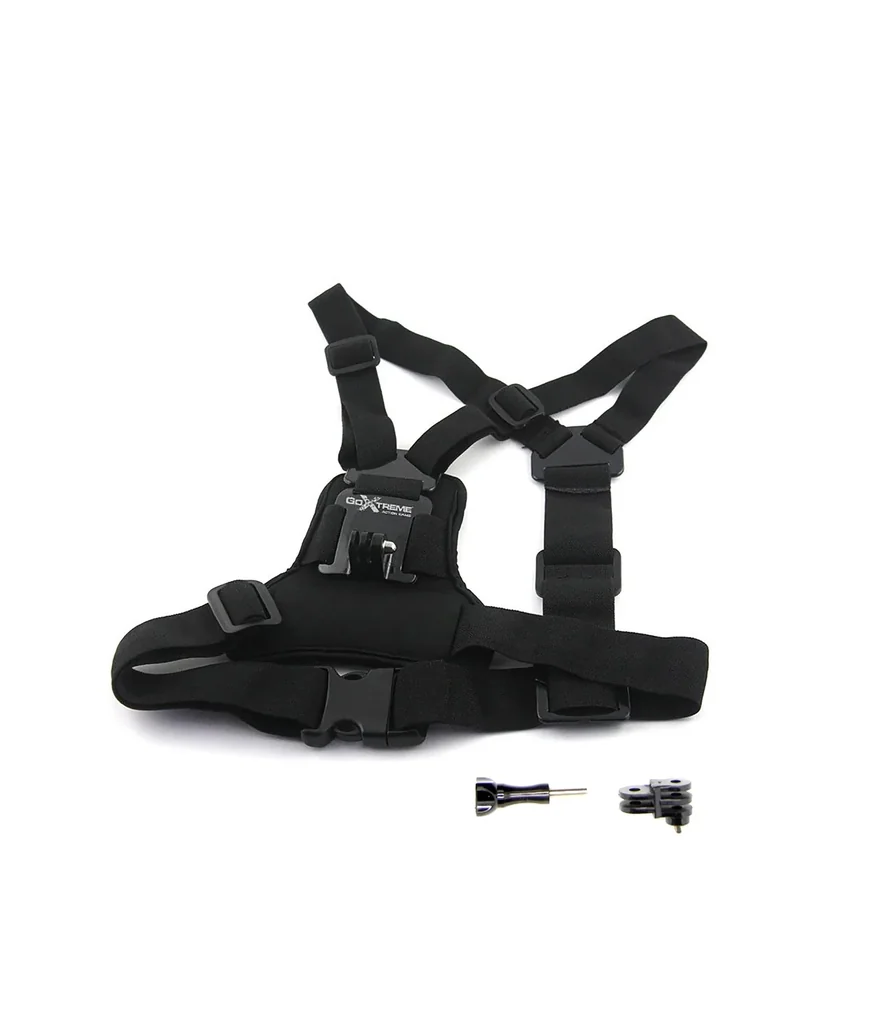 Chest strap mount for action cameras