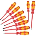 VDE Kraftform Plus Series 100 screwdriver set, 9 pieces