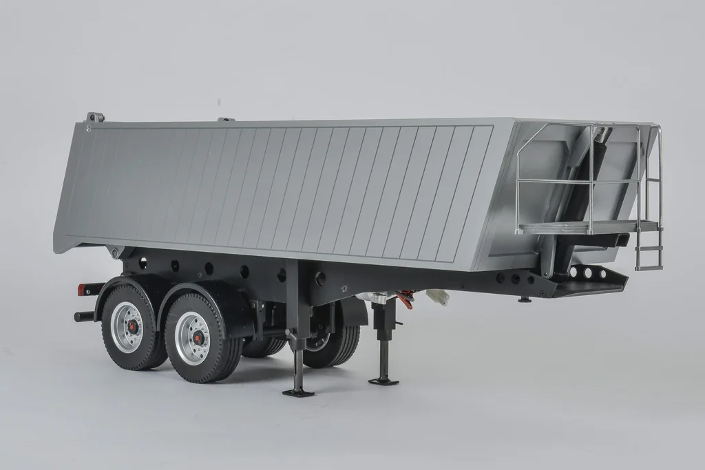 2-axle dump truck semi-trailer 1:14