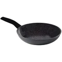Frying pan - marble coating - 24 cm - black
