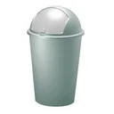 Mint plastic waste bin 50L
