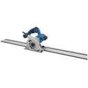 Plunge cut saw with guide rail 1050 W - Ø 110 mm - linear saw / circular saw + swivel function