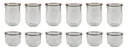 Preserving jar TULIP shape 1 liter, pack of 6, 1062 ml volume