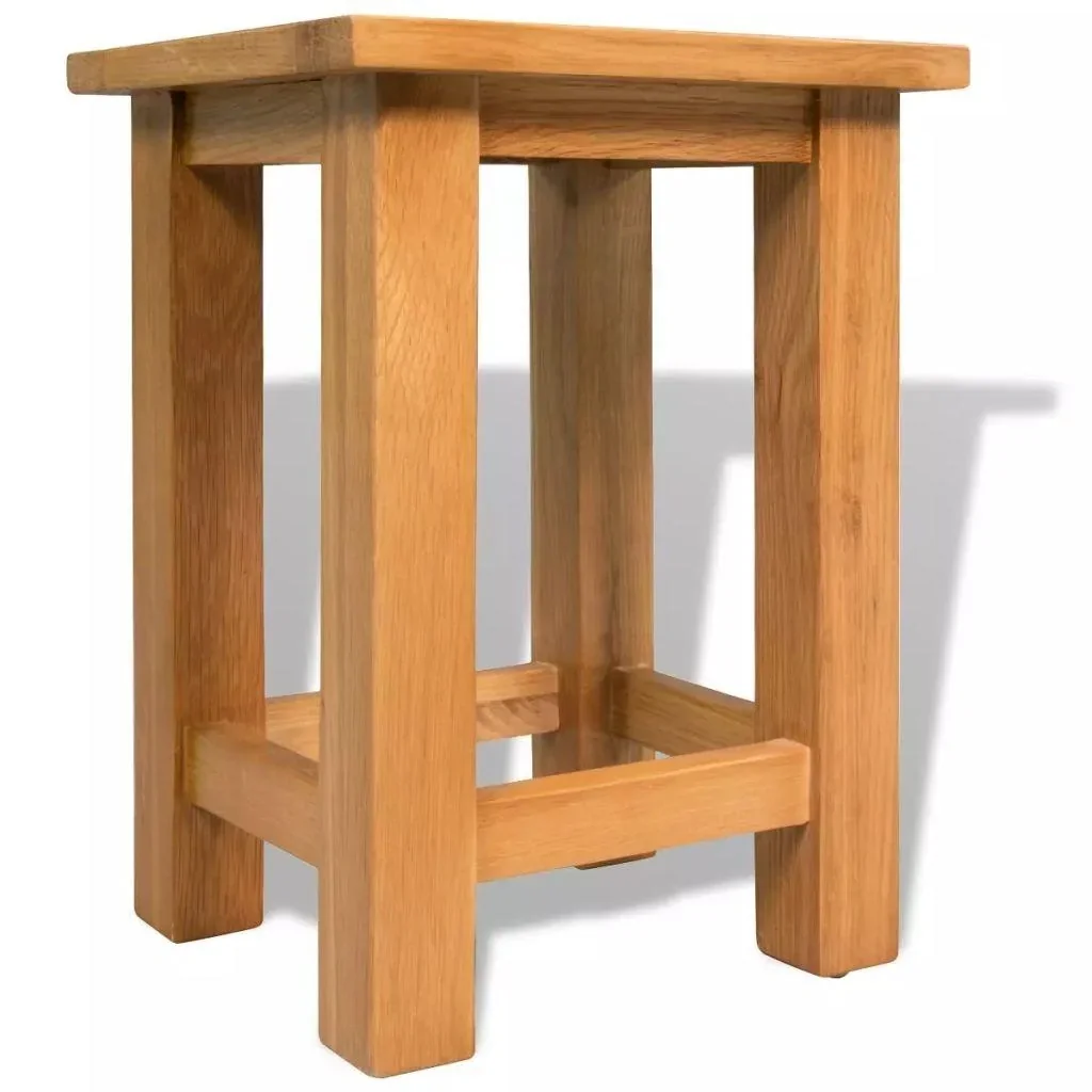 Side table 27x24x37 cm solid oak