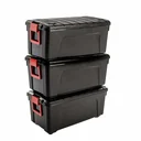 Multi storage box 75 liters, set of 3