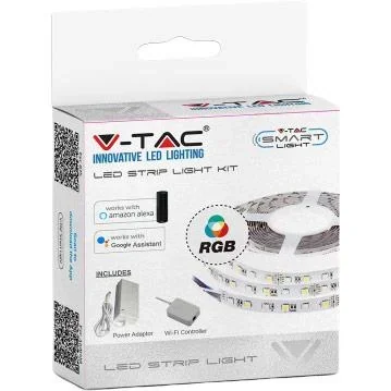 Smarthome VT-5050 Wifi LED Strip RGB - 5M - Works with Amazon Alexa and Google Home Assistant