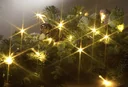 LED light chain with 50 warm white LEDs, battery operated