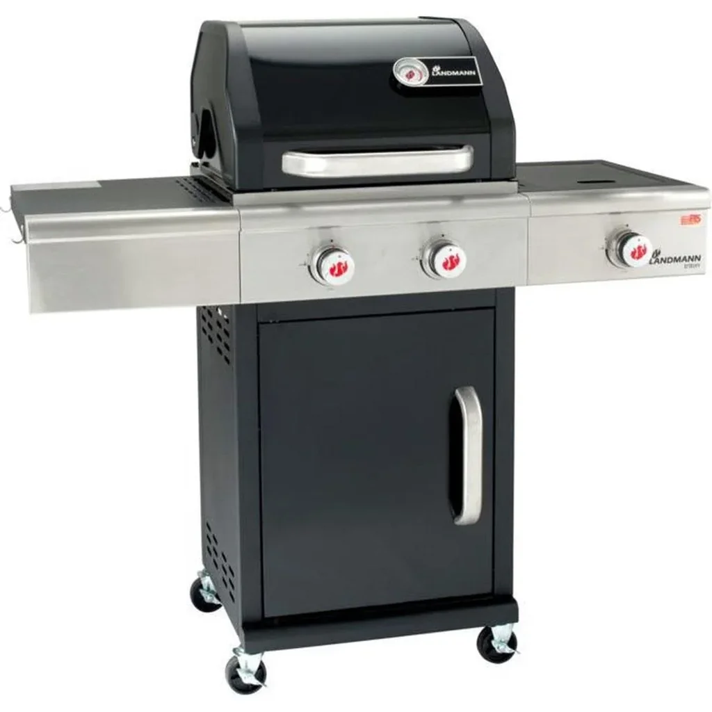 Triton 2.1 black gas BBQ - Barbecue - Gas grill - suitable for 8 people
