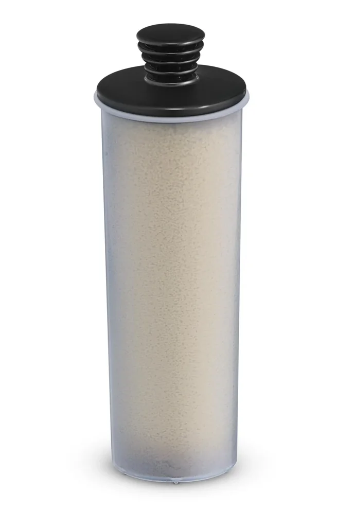 Descaling cartridge for steam cleaners