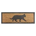 Step doormat rubber/coconut cat