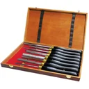 Professional turning tool set - 8 pieces - including case