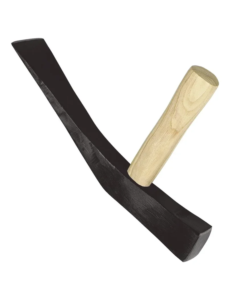 SIEGER paving hammer 1,500 g, Rhenish style, wood and ring wedged, ash handle