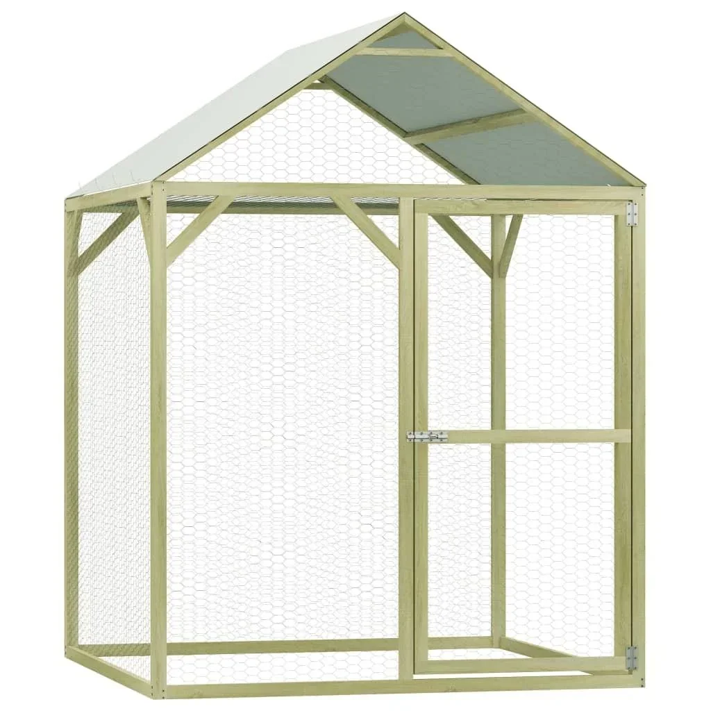 Chicken coop 1.5x1.5x2 m impregnated
