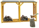Firewood rack Speyer with extension anthracite