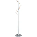Coat rack with 6 hooks