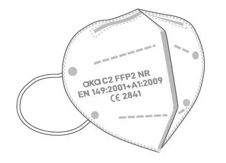 FFP2 protective masks, 10 pieces
