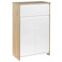 Bathroom cabinet, bathroom dresser, kitchen cabinet, bathroom shelf, standing cabinet with 2 interior shelves and a large drawer, tilt-proof