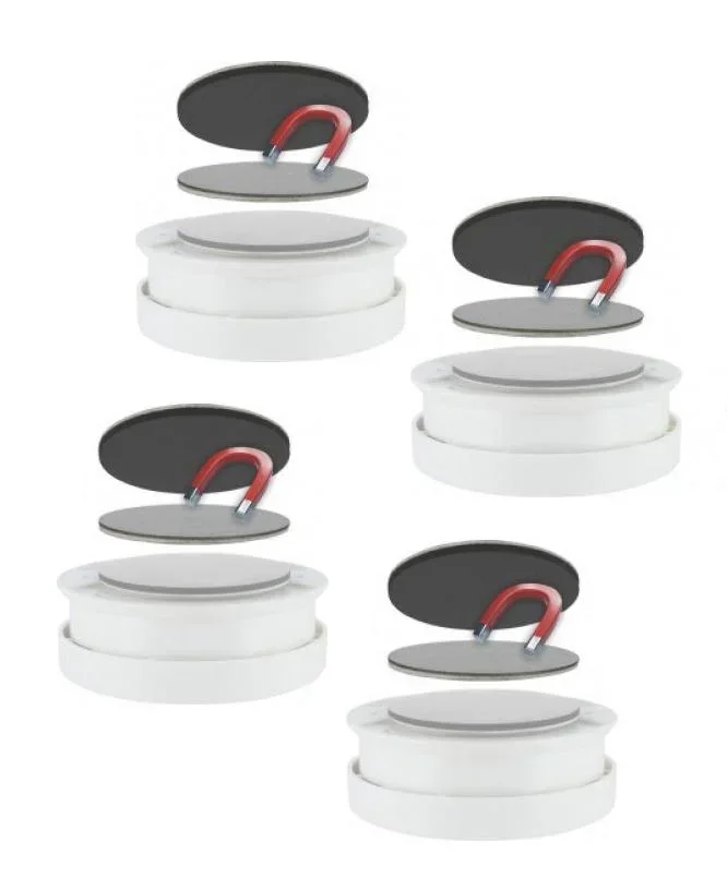Magnetic mounting for smoke detectors - 4 pieces