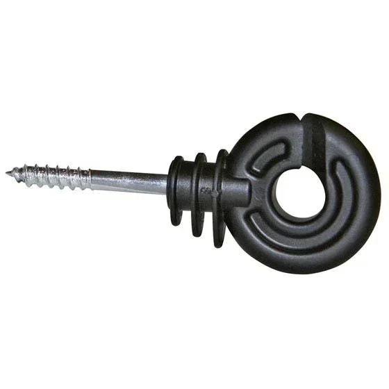 Ring Insulator Compact, Black Short Carrier, 120 pieces in a bucket