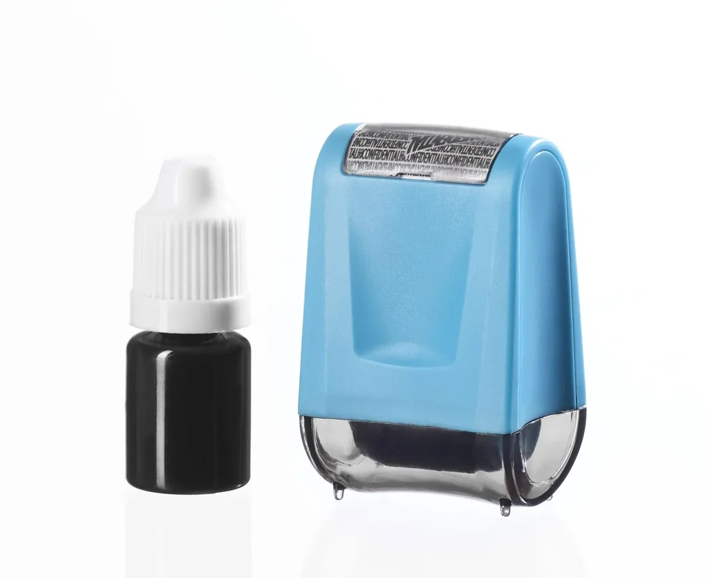 Data protection stamp roller