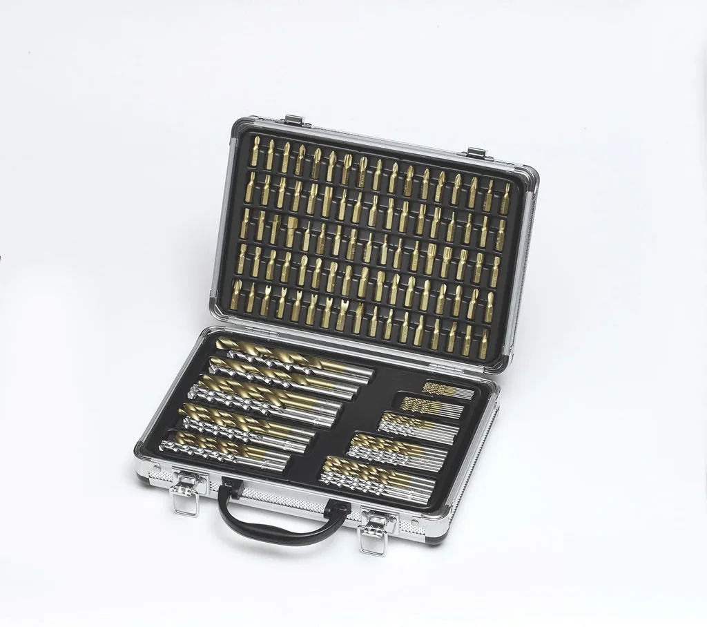 135-piece drill and bit set