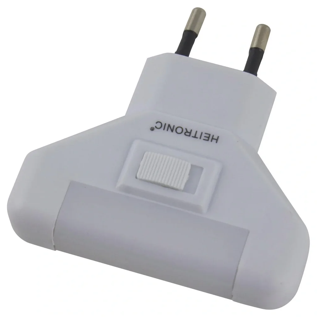 LED night light with switch and 5 LEDs, 1 watt
