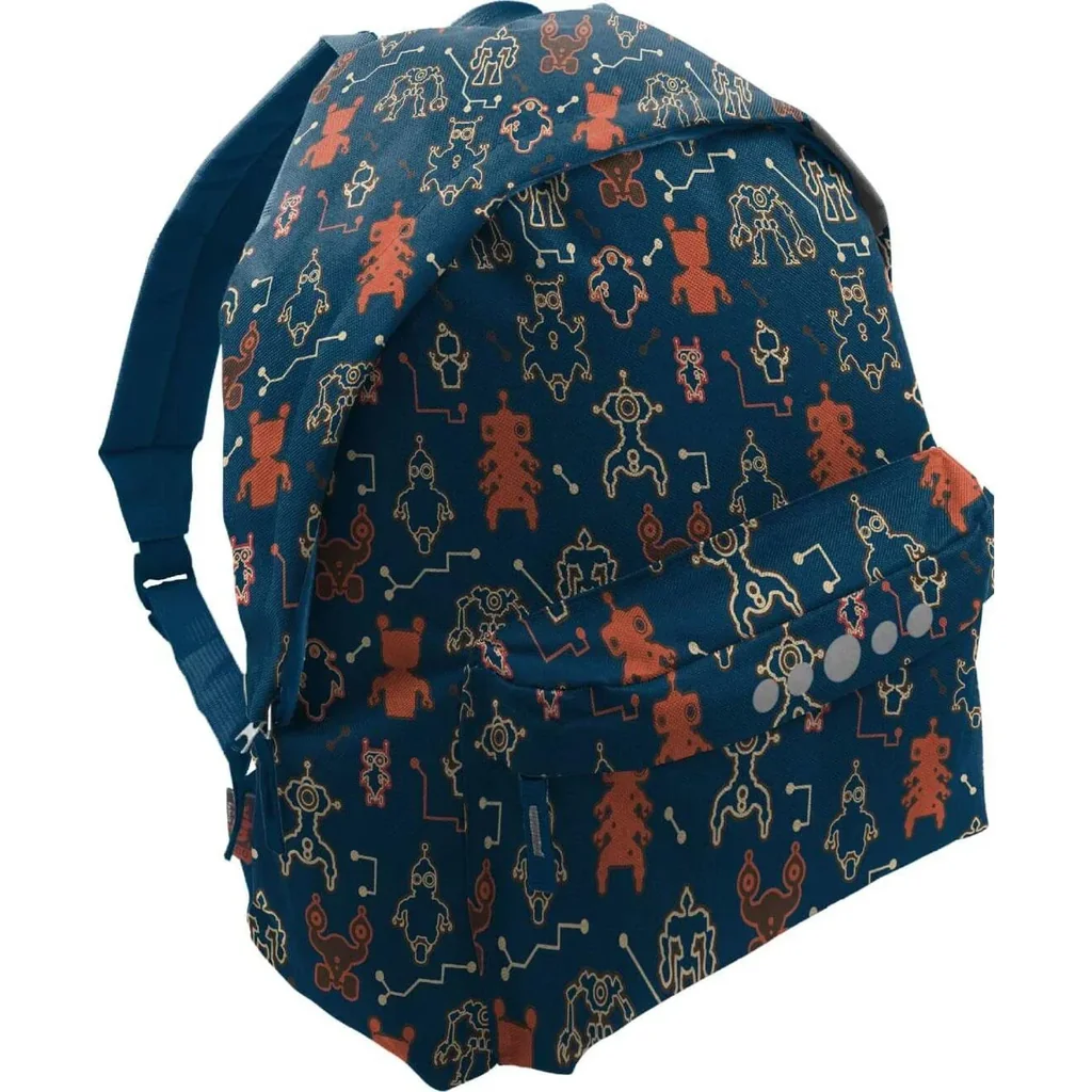 Robot print kids backpack