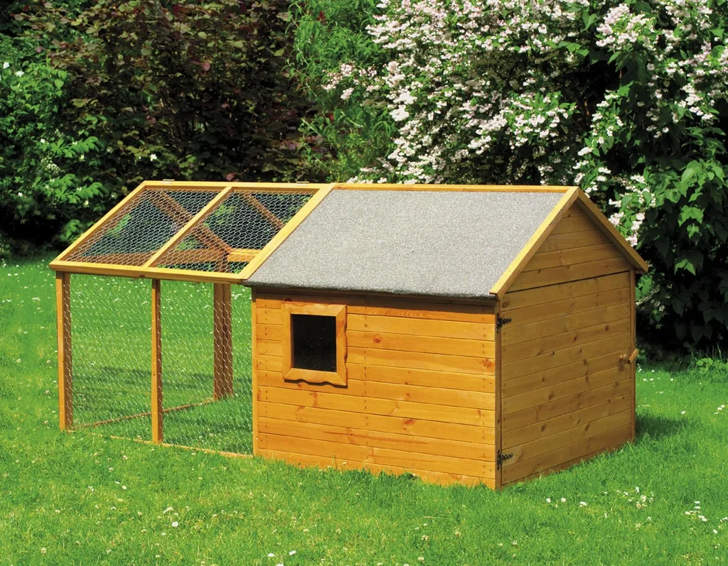 Small animal hutch with run+conversion kit chicken coop