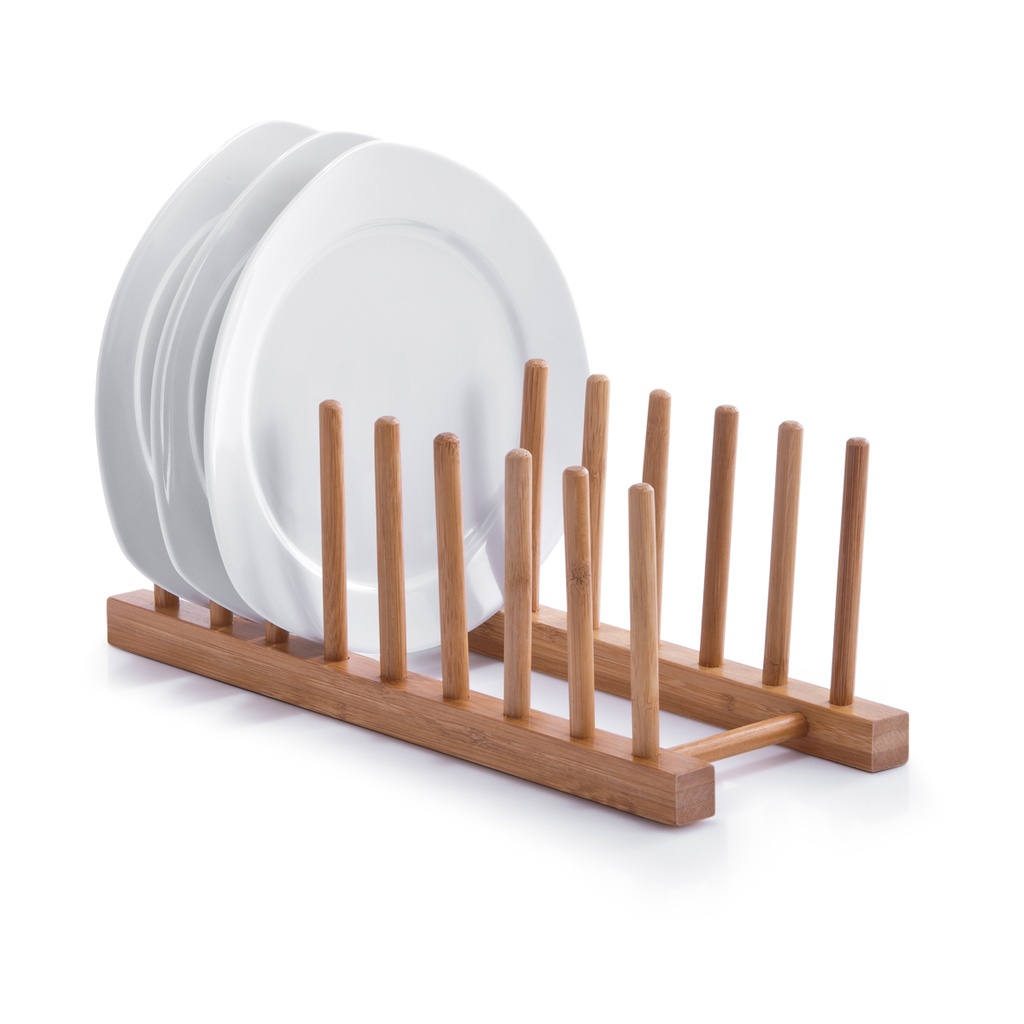 Plate stand, bamboo