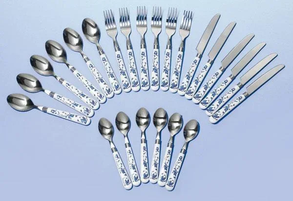 Cutlery, 24-piece, onion pattern