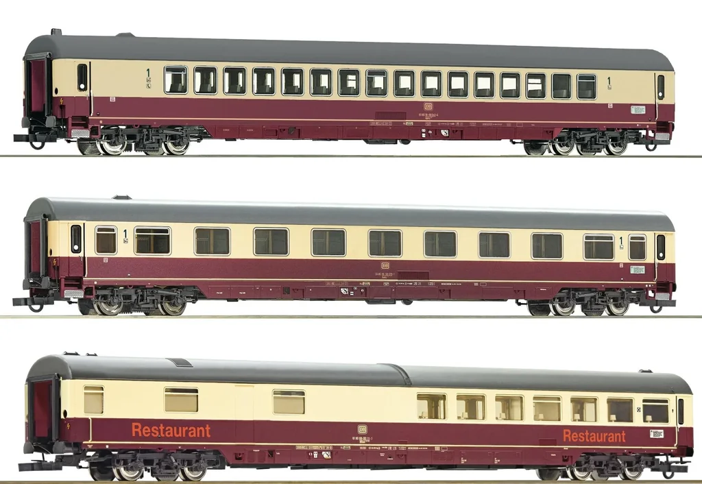 Car set 1, 3-part: EC 24 Erasmus, DB