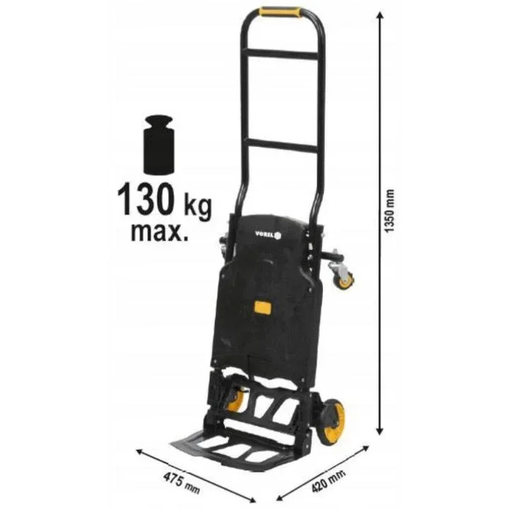 NL Folding trolley - Platform trolley 2 in 1 - 130 kg