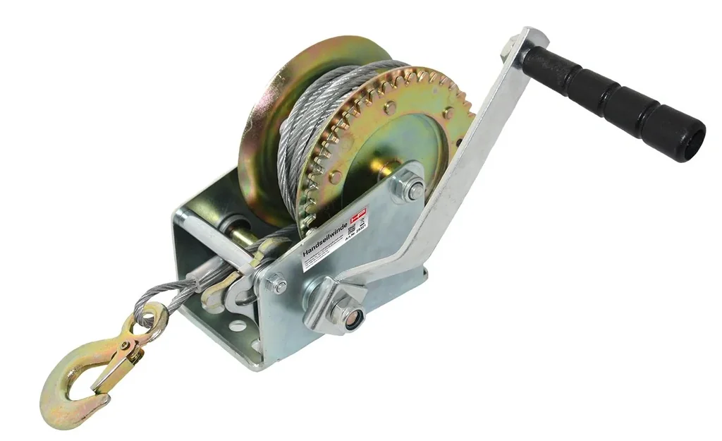 Hand winch 1100 kg pulling force