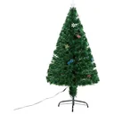 Christmas tree LED light fiber 120cm green