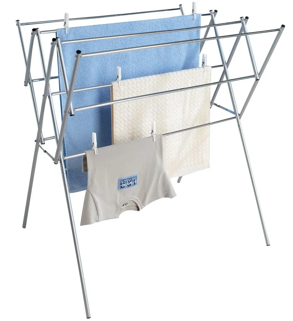 Telescopic clothes dryer made of stainless steel