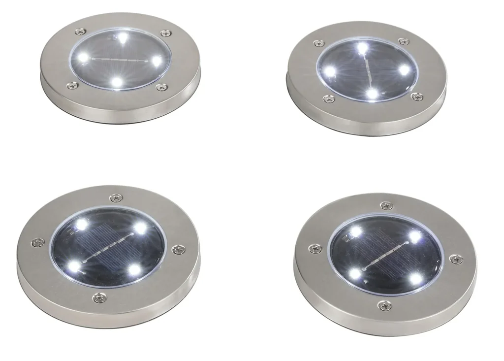 Solar patio lights - 8 pieces