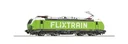 Electric locomotive 193 813 of Flixtrain in green livery