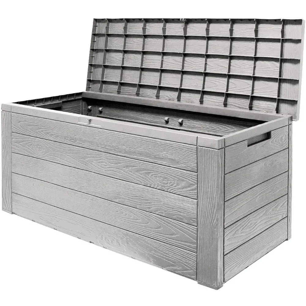 Storage box / garden box - grey - 120x46x57cm