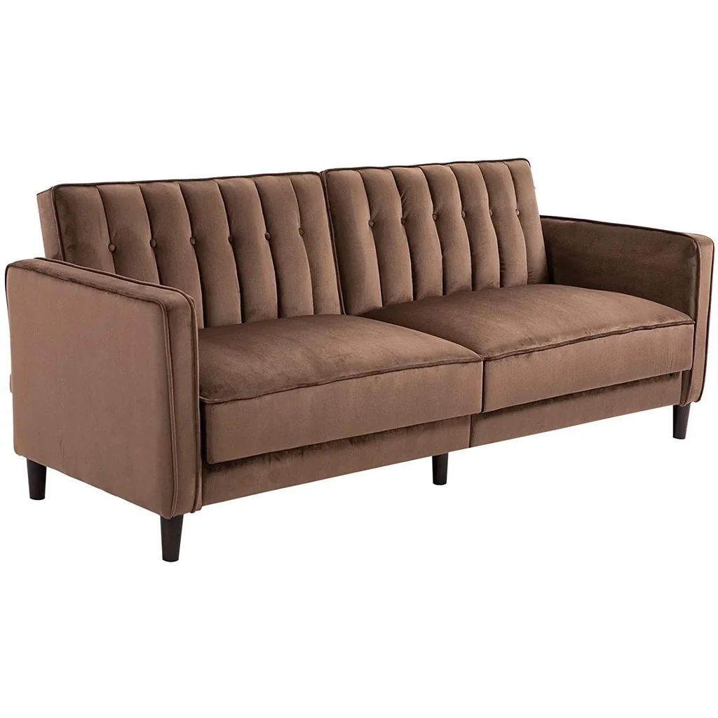 Upholstered sofa with sleeping function