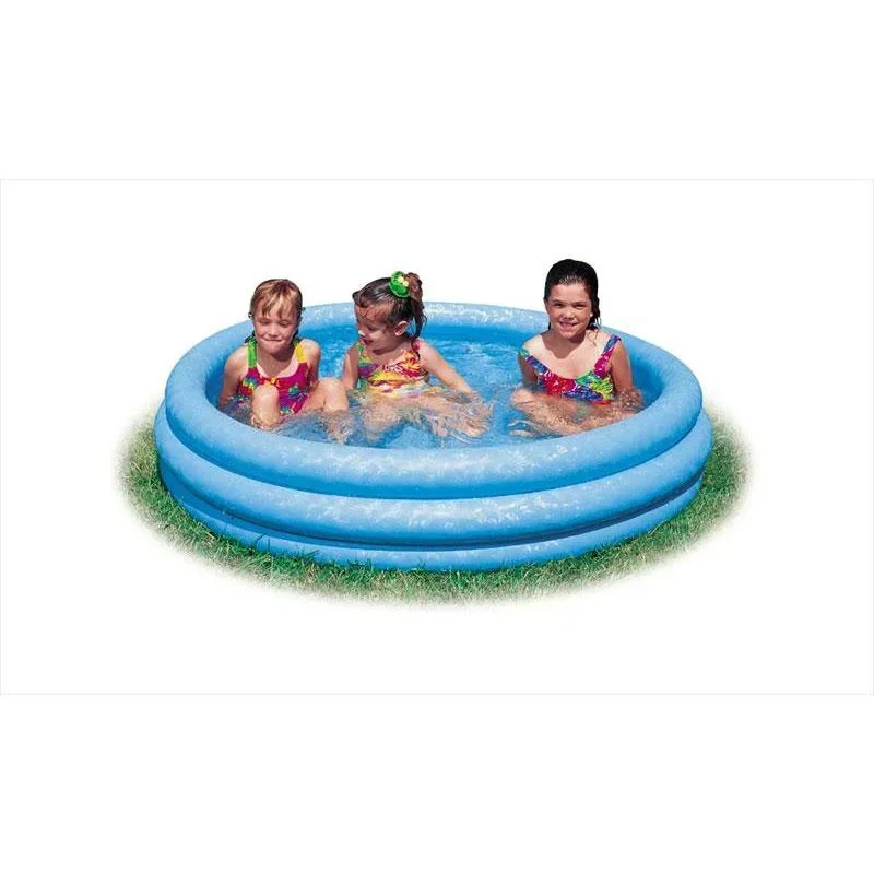 Blue paddling pool