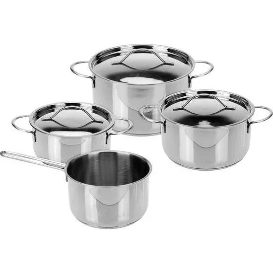 7-piece cookware set - with glass lids